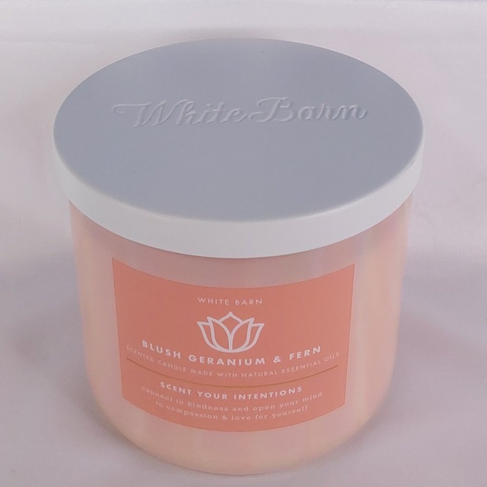 BATH & BODY WORKS 'SCENT YOUR INTENTIONS' 'BLUSH GERANIUM & FERN' IRIDESCENT - Picture 9 of 12